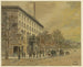Vue de Washington en regardant vers le bas de la Pennsylvania Avenue vers le Capitole inachevé, Hôtel National à gauche n° 1 - A Meyer — Ansicht des Kunstwerks