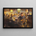 Abendmesse - Aage Bertelsen — gerahmtes Bild an der Wand