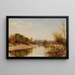 Fluss Androscoggin New Hampshire - Aaron Draper Shattuck — gerahmtes Bild an der Wand