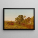 La charrette de foin, Granby, Connecticut - Aaron Draper Shattuck — gerahmtes Bild an der Wand