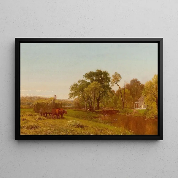 Aaron Draper Shattuck - The Hay Wain Granby Connecticut.webp