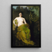 Figur halb bekleidet - Abbott Handerson Thayer — gerahmtes Bild an der Wand
