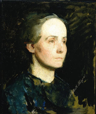 Abbott Handerson Thayer - Portrait of a Woman Miss Gertrude Bloede.webp
