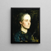 Portrait einer Frau Mlle Gertrude Bloede - Abbott Handerson Thayer — gerahmtes Bild an der Wand