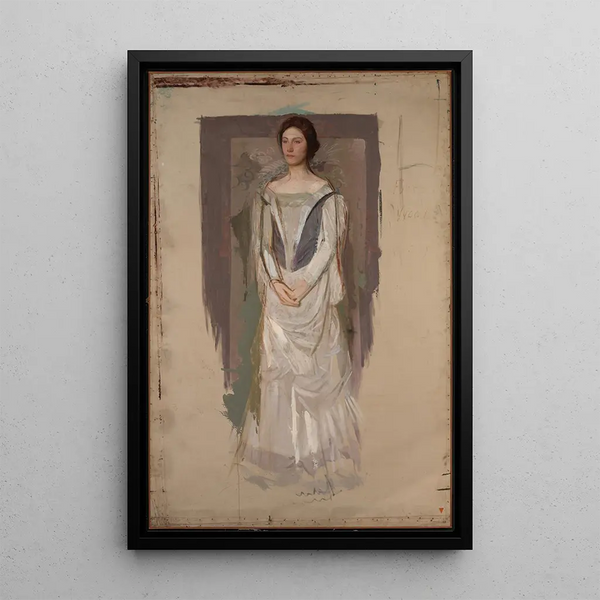 Reproduktion des Gemäldes Frau stehend - Abbott Handerson Thayer