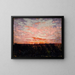 Studie eines Sonnenaufgangs oder Sonnenuntergangs für ein Buch über die Färbung im Tierreich - Abbott Handerson Thayer — gerahmtes Bild an der Wand