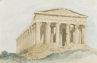 AbrahamLouisRodolphe Ducros - Concorde tempel binnen muren van oude Agrigentum.webp