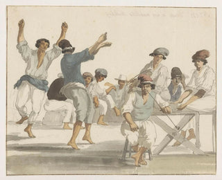 Maltesische tanzende Matrosen - Abraham Louis Rodolphe Ducros — Ansicht des Kunstwerks
