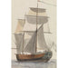Französisches Gemälde Brick-goélette l'Heureuse Marianne, auf dem die Reisegruppe von La Valette nach Agrigent segelte - Abraham Louis Rodolphe Ducros