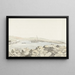 Vue sur le port de Luogo Vivo - Abraham Louis Rodolphe Ducros — gerahmtes Bild an der Wand