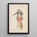 Mann aus Sizilien in traditioneller Kleidung - Abraham Louis Rodolphe Ducros — gerahmtes Bild an der Wand