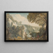 Die Wasserfälle in Tivoli - Abraham Louis Rodolphe Ducros — gerahmtes Bild an der Wand