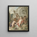 Kinder-Bacchanal-Gemälde nach Jacob de Wit - Abraham Delfos — gerahmtes Bild an der Wand