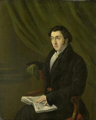 Abraham Hendrik Winter - Portrait of Johannes Petrus Schouberg Stamp Engraver at the Imperial Mint in Utrecht.webp