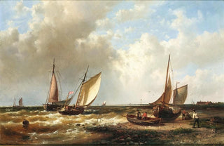 Abraham Hulk - Fishermen at the Seaside.webp