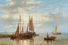Segelboote auf stürmischer See - Abraham Hulk — Ansicht des Kunstwerks