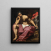 Saint Jérôme - Abraham Janssens — gerahmtes Bild an der Wand