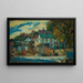 Herbst in White Plains - Abraham Manievich — gerahmtes Bild an der Wand