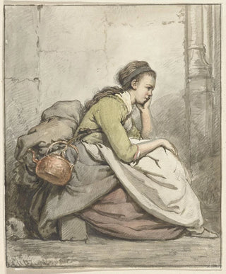Abraham Van Strij - Zittende vrouw met een koperen ketel.webp