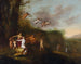 Bacchus und die Nymphen in einer Landschaft - Abraham van Cuylenborch — Ansicht des Kunstwerks