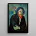 Portrait des Komponisten Bichter - Abram Borisovich Kozlov — gerahmtes Bild an der Wand
