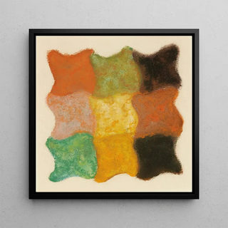 Augusto Giacometti - Abstraktion In Orange Gelb Und Grn.webp