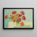 Blumenstrauß - Achille Laugé — gerahmtes Bild an der Wand