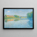 La Garonne Toulouse - Achille Laugé — gerahmtes Bild an der Wand
