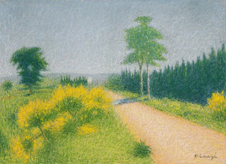Achille Laug - La Route de Belvze vers le Relai.webp
