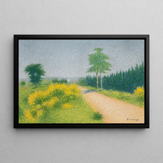 Achille Laug - La Route de Belvze vers le Relai.webp