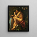 Narcisse écouté par des nymphe - Achilles Forcart — gerahmtes Bild an der Wand