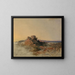 Ruinen der griechischen Tempel - Adalbert Stifter — gerahmtes Bild an der Wand
