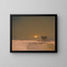 Mondaufgang - Adalbert Stifter — gerahmtes Bild an der Wand