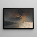 Landschaft des Mondes - Adalbert Stifter — gerahmtes Bild an der Wand