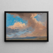 Studie der Wolken - Adalbert Stifter — gerahmtes Bild an der Wand