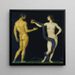 Adam und Eva - Franz von Stuck — gerahmtes Bild an der Wand