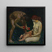 Adam und Eva, Die Familie - Franz von Stuck — gerahmtes Bild an der Wand