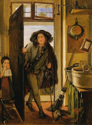 Adam Brenner - Der Drahtbinder in der Kche.webp