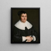 Portrait einer Dame - Adam Camerarius — gerahmtes Bild an der Wand