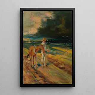 Adam Chmielowski - Black clouds section of the triptych Disaster sketch.webp