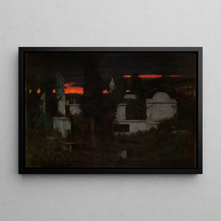Adam Chmielowski - Italian Cemetery at Dusk.webp