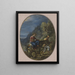 Die Flucht nach Ägypten - Adam Elsheimer — gerahmtes Bild an der Wand