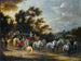 Halte de carrosse près d'un bois - Adam Frans van der Meulen — Ansicht des Kunstwerks