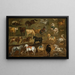 Studien von Pferden, Kühen und Hunden - Adam Frans van der Meulen — gerahmtes Bild an der Wand