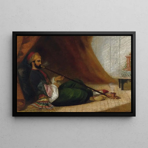 Adelaide Claxton - A Turk Smoking A Tchubuk.webp