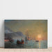 Reproduktion des Gemäldes Abschied, bevor er seine Reise von Port Palos in Spanien antritt - Ivan Konstantinovich Aivazovsky