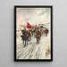 L'escorte d'or - Adolf Baumgartner-Stoiloff — gerahmtes Bild an der Wand
