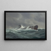 Unterwasser im Meer - Adolf Bock — gerahmtes Bild an der Wand