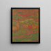 Landschaft - Adolf Böhm — gerahmtes Bild an der Wand