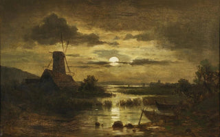 Adolf Chwala - Mhle im Mondschein.webp